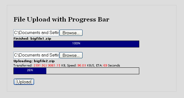 file upload progress bar rails